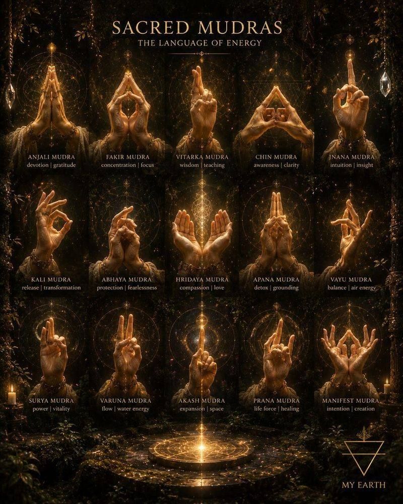 Mudras Sagrados — El Lenguaje de la Energía